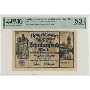 Danzig, 10.000 Mark 1923 - PMG 53 EPQ