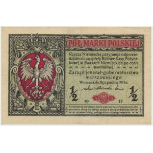 1/2 marque 1916 - Général - A -.