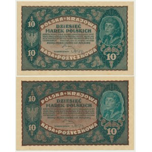 10 marek 1919 - II Serja DF i DU (2 szt.)