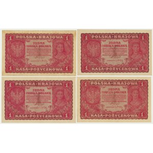 1 marka 1919 (4 szt.)