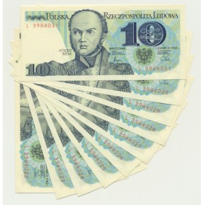 10 złotych 1982 - L (10 szt.)