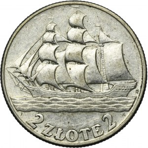 Żaglowiec, 2 złote 1936