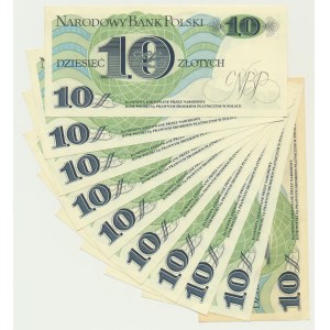 10 złotych 1982 - L (10 szt.)