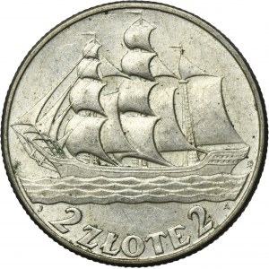 Żaglowiec, 2 złote 1936