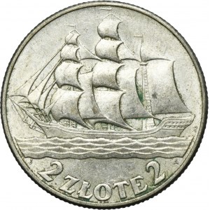 Żaglowiec, 2 złote 1936