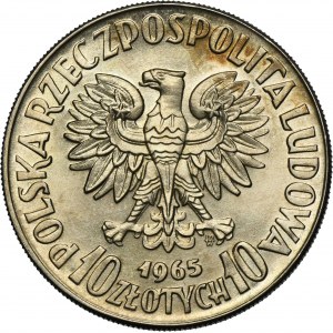 PRÓBA, 10 złotych 1965 VII Wieków Warszawy