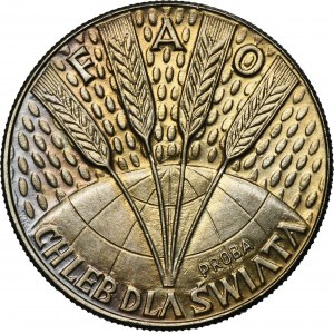 PRÓBA, 10 złotych 1971 FAO - Chleb dla świata