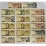 Zestaw, 50-50.000 złotych 1974-93 (17 szt.) - w tym rzadsze serie