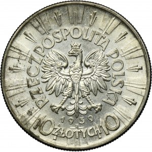 Pilsudski, 10 zloty 1939