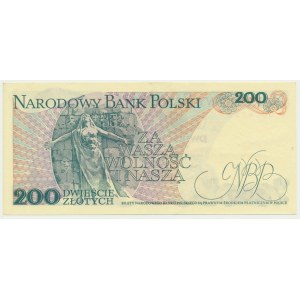 200 złotych 1976 - K 0006757 - niski numer seryjny