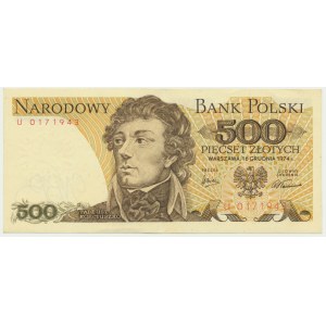 500 złotych 1974 - U -
