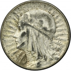 Tête de femme, 5 zlotys Varsovie 1933