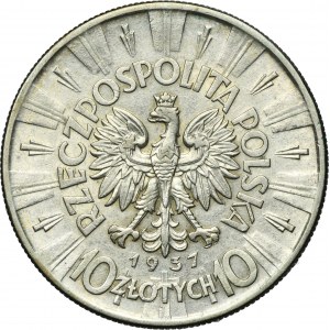 Piłsudski, 10 złotych 1937