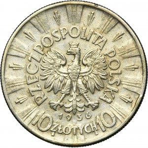Piłsudski, 10 złotych 1936