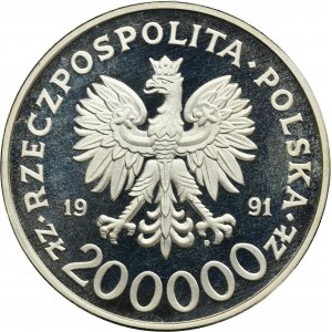 200.000 złotych 1991 200. rocznica Konstytucji 3 Maja