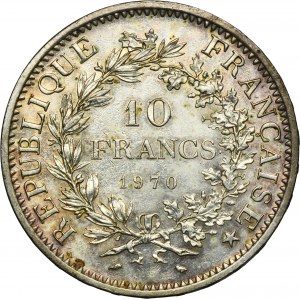 France, V Republic, 10 Francs Paris 1970