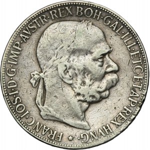 Autriche, François-Joseph Ier, 5 couronnes Vienne 1900