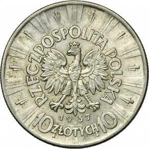 Piłsudski, 10 złotych 1937