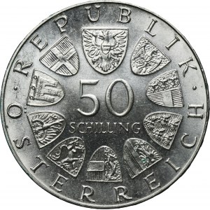 Austria, II Republic, 50 Schilling Wien 1972 - University of Salzburg