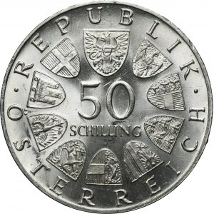 Autriche, Deuxième République, 50 Shillings Vienne 1968 - 50 ans de République