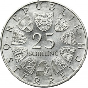 Autriche, Deuxième République, 25 Shillings Vienne 1971 - 200 ans de Bourse de Vienne