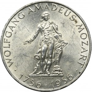 Austria, II Republic, 25 Schilling Wien 1956 - 200th Birth Anniversary of Wolfgang Amadeus Mozart