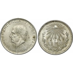 Set, Mexico, 1 Peso and 5 Pesos (2 pcs.)