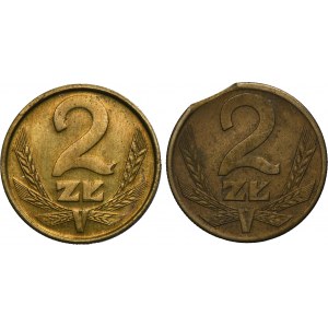 Zestaw, DESTRUKT, 2 złote 1985-1988 (2 szt.)