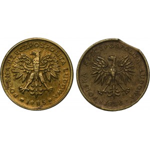 Zestaw, DESTRUKT, 2 złote 1985-1988 (2 szt.)