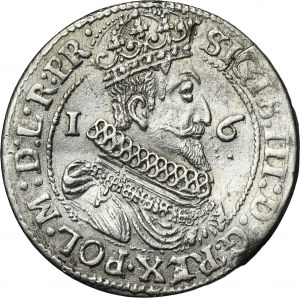 Sigismund III Vasa, 1/4 Thaler Danzig 1624/3 - PR•