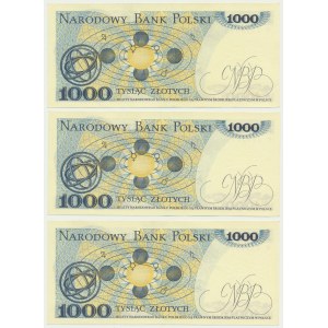 1.000 złotych 1975 - K (3 szt.)