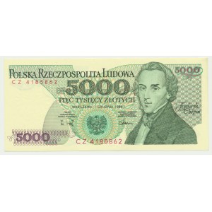 5.000 złotych 1988 - CZ -