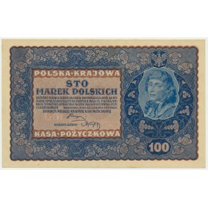 100 marek 1919 - I Serja F - rzadka odmiana
