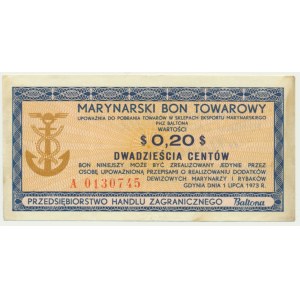 Baltona, 20 centów 1973 - A -