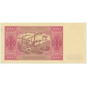 100 zloty 1948 - IL - papier nervuré