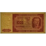 100 zloty 1948 - IL - papier nervuré