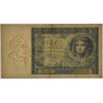 5 złotych 1930 - Ser.D - rzadka odmiana jednoliterowa