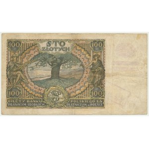 100 złotych 1934(9) - Ser.AV. - fałszywy przedruk okupacyjny -