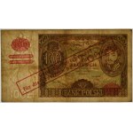 100 złotych 1934(9) - Ser.AV. - fałszywy przedruk okupacyjny -