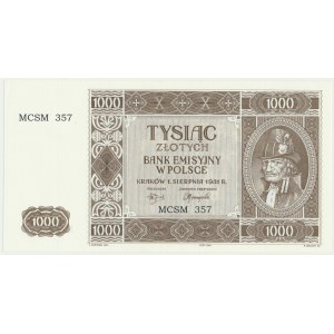 Krakowiak, 1.000 złotych 1941 - MCSM 357 -