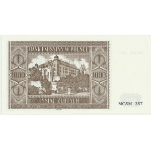 Krakowiak, 1.000 złotych 1941 - MCSM 357 -