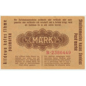 Kowno, 1/2 mark 1918 - B -