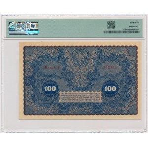 100 marek 1919 - IB Serja C - PMG 64 - rzadsza
