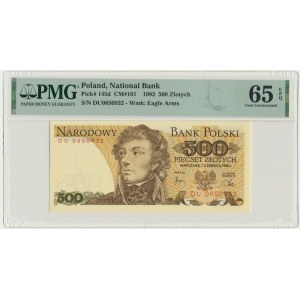 500 złotych 1982 - DU - PMG 65 EPQ