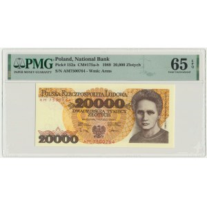 20.000 złotych 1989 - AM - PMG 65 EPQ