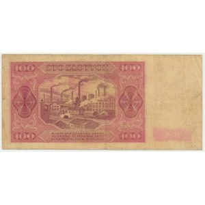 100 złotych 1948 - E - RZADKA