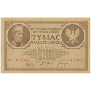 1.000 marek 1919 - 2x Ser.C -