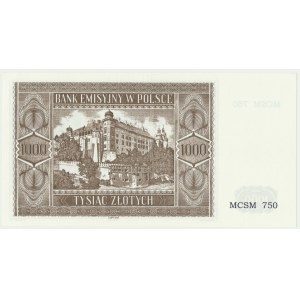 Krakowiak, 1 000 PLN 1941 - MCSM 750 -