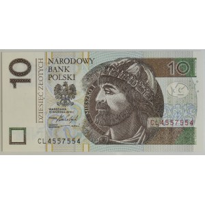 10 złotych 2016 - CL 4557554 - numer radarowy -