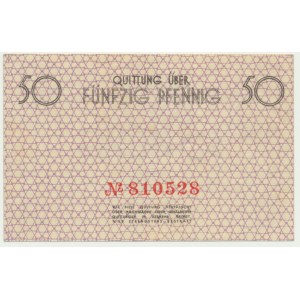 50 fenig 1940 - numérateur rouge -